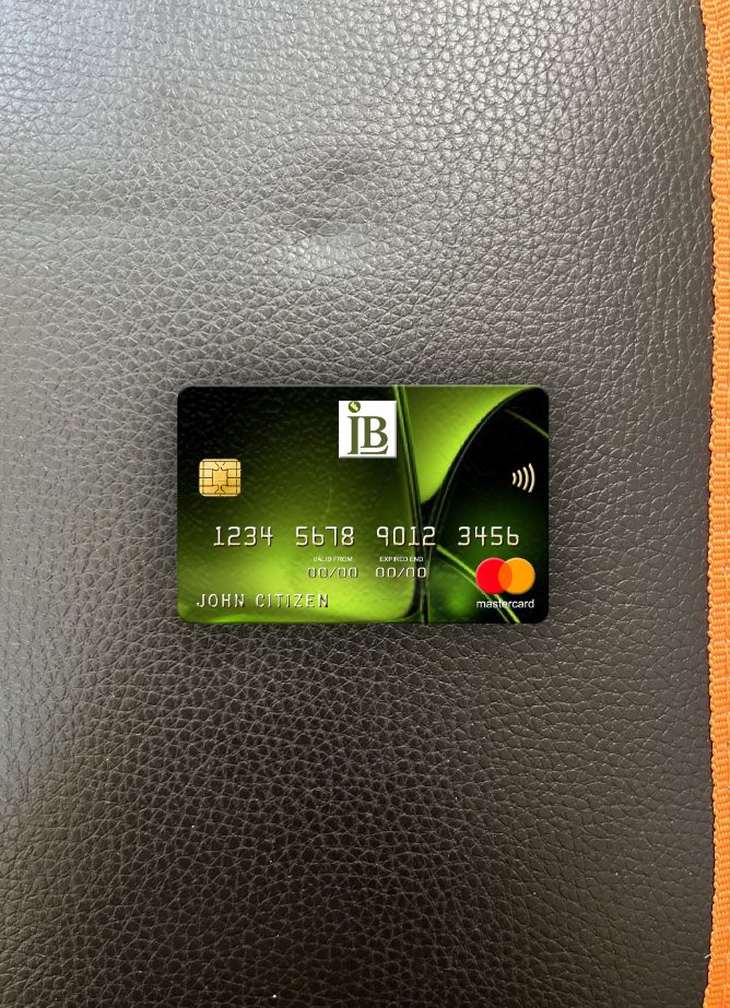 Download Liberia IB International Bank mastercard photolook front Photoshop template